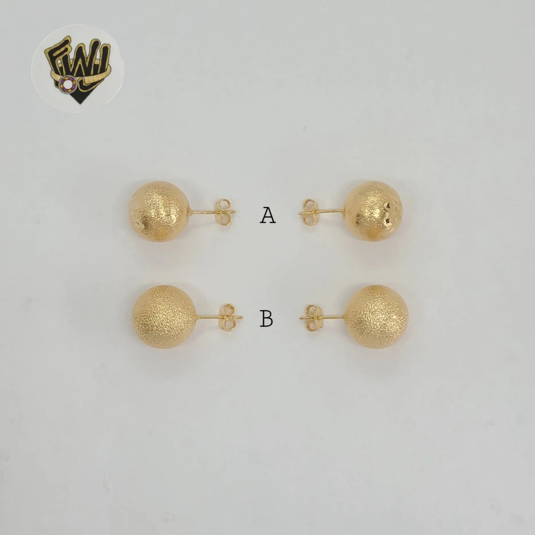 (1-1067-1) Gold Laminate Earrings - BGF