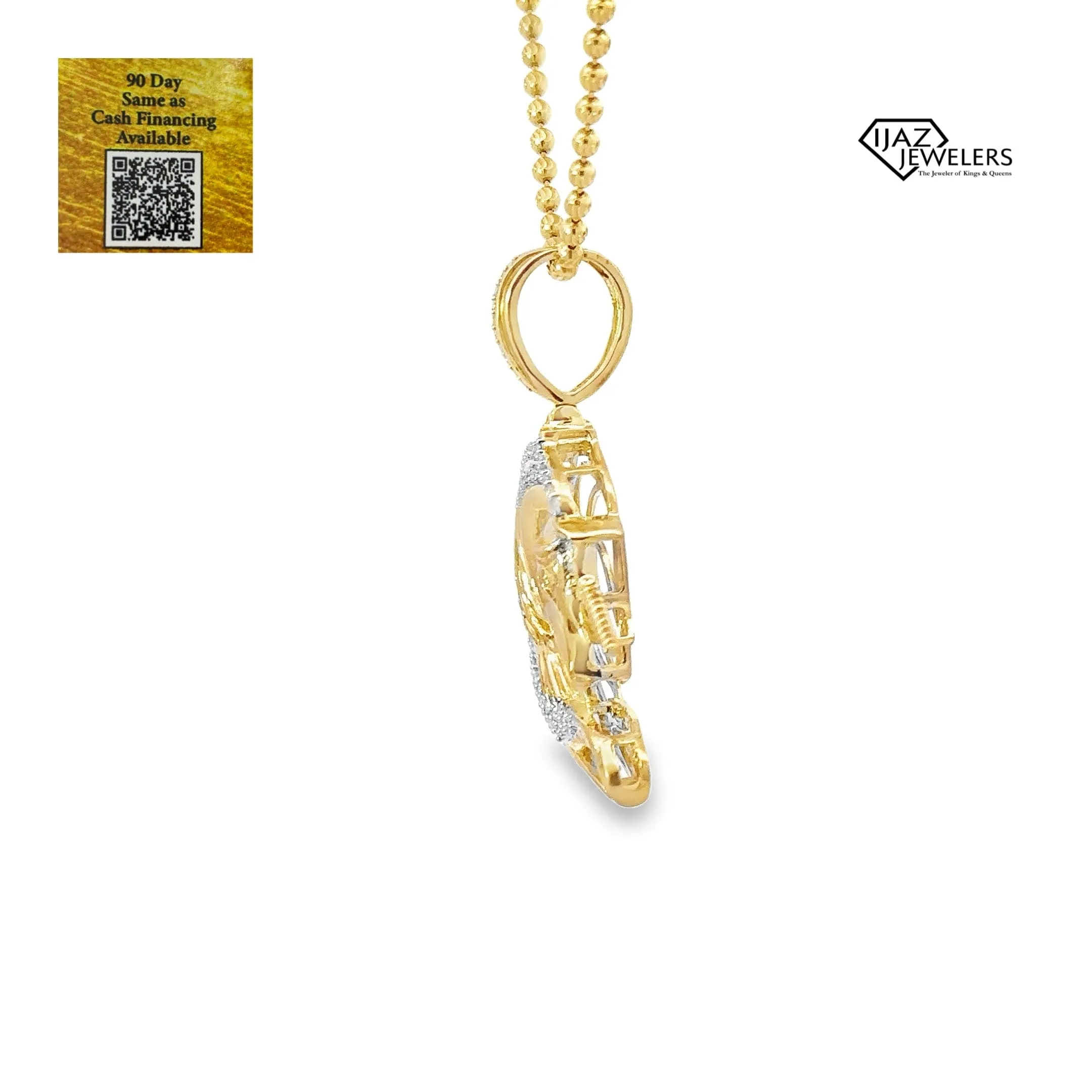 10K Gold 0.25 CTW Diamond Unicorn Charm