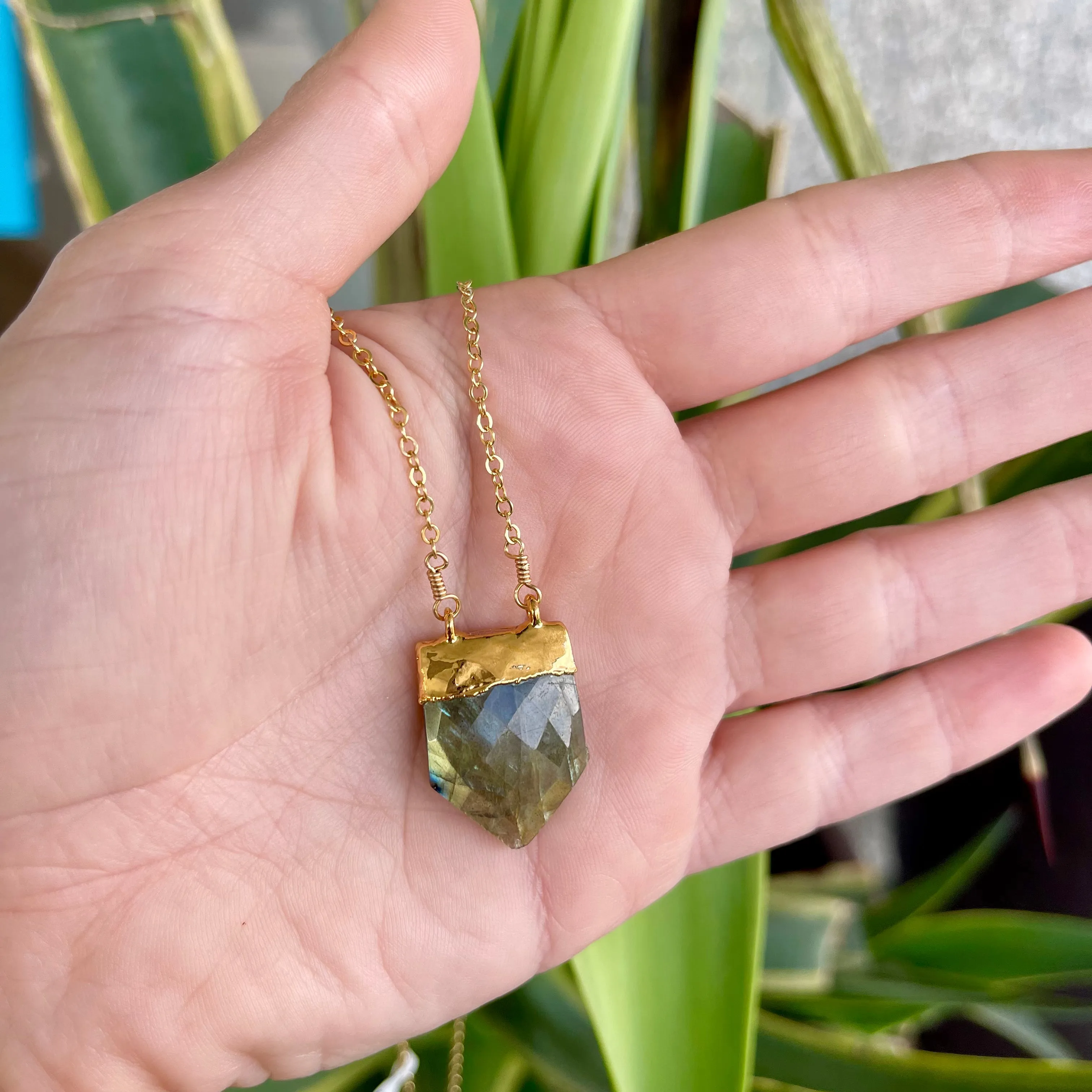 1436 - Labradorite Layering Necklace