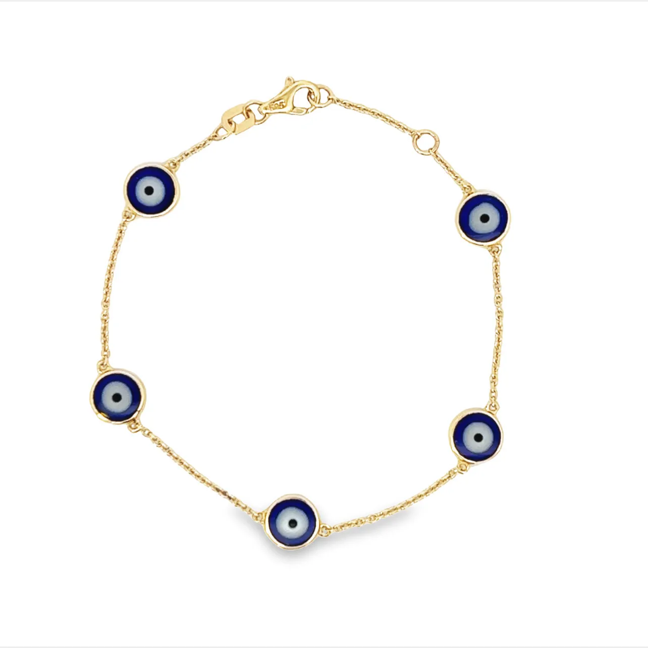 14k Evil Eye Bracelet