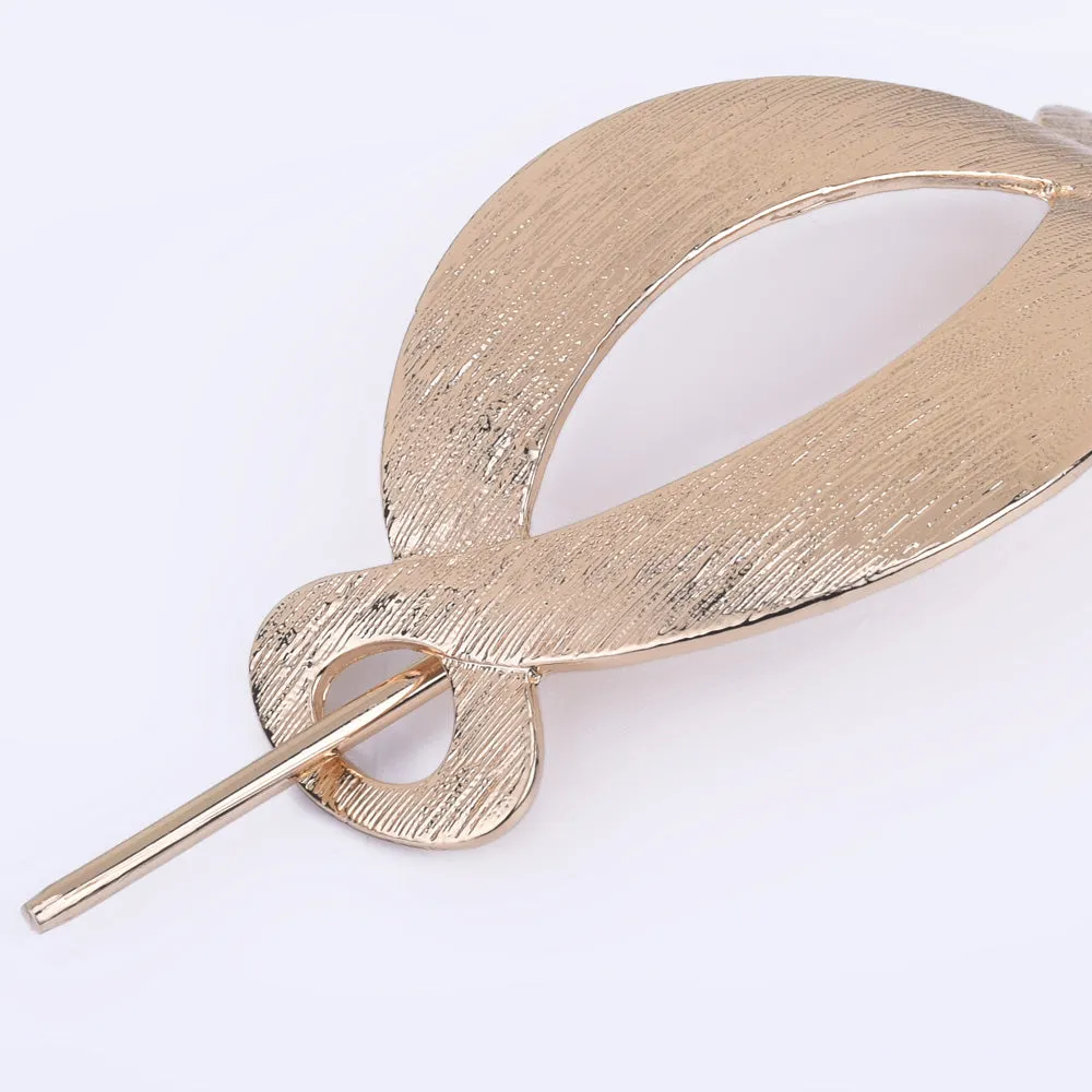 3 1/4 Alloy Geometric hair clip Minimalist Hair Clip hair pin Simple Hair Accessory Gift for Her 1pcs 102597