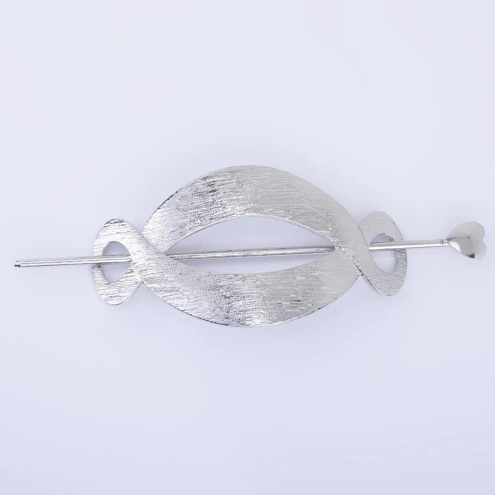 3 1/4 Alloy Geometric hair clip Minimalist Hair Clip hair pin Simple Hair Accessory Gift for Her 1pcs 102597