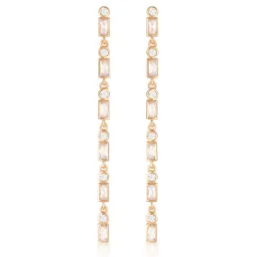 Addison Drop Earrings Rose Gold