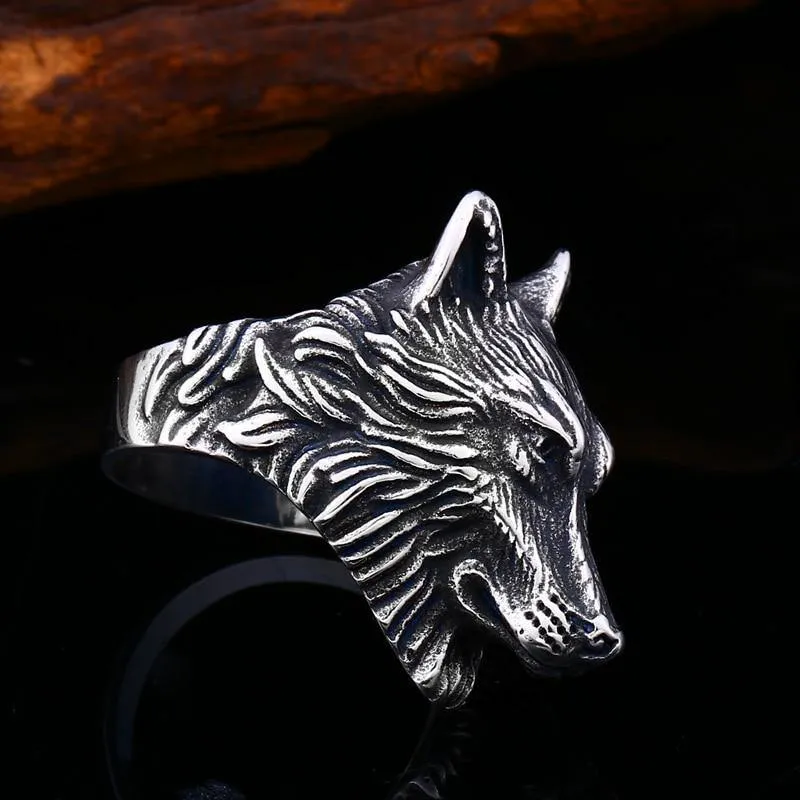 Alpha Wolf Ring