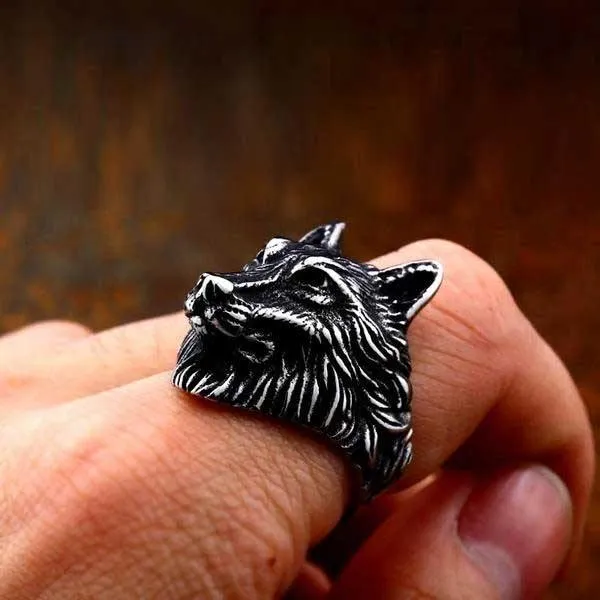 Alpha Wolf Ring