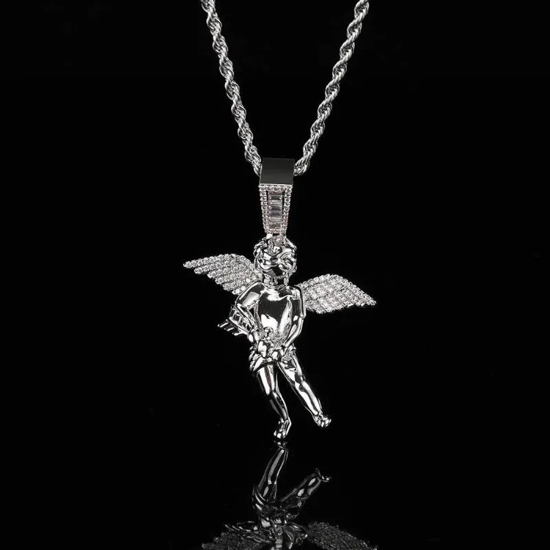 Angel with Wine Bottle Pendant