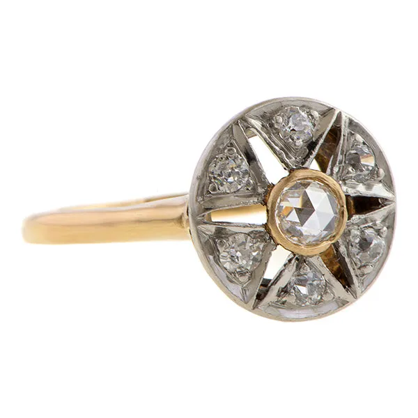 Antique Rose Cut Diamond Ring