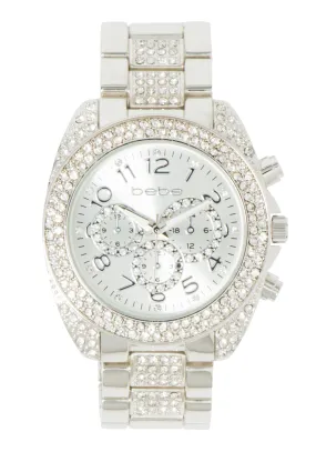 Bebe Rhinestone Watch