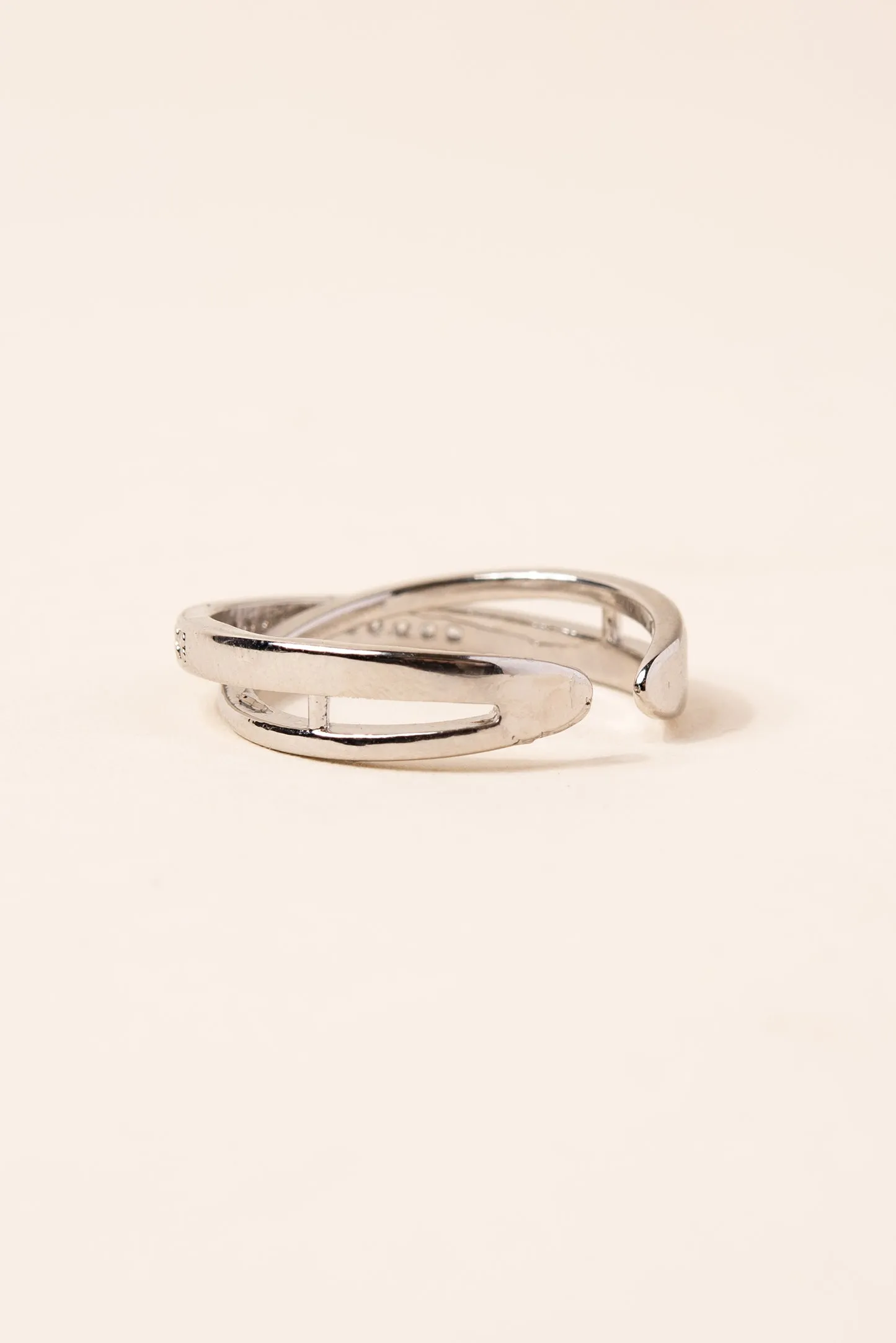 Bellatrix Crossed Cuff Ring