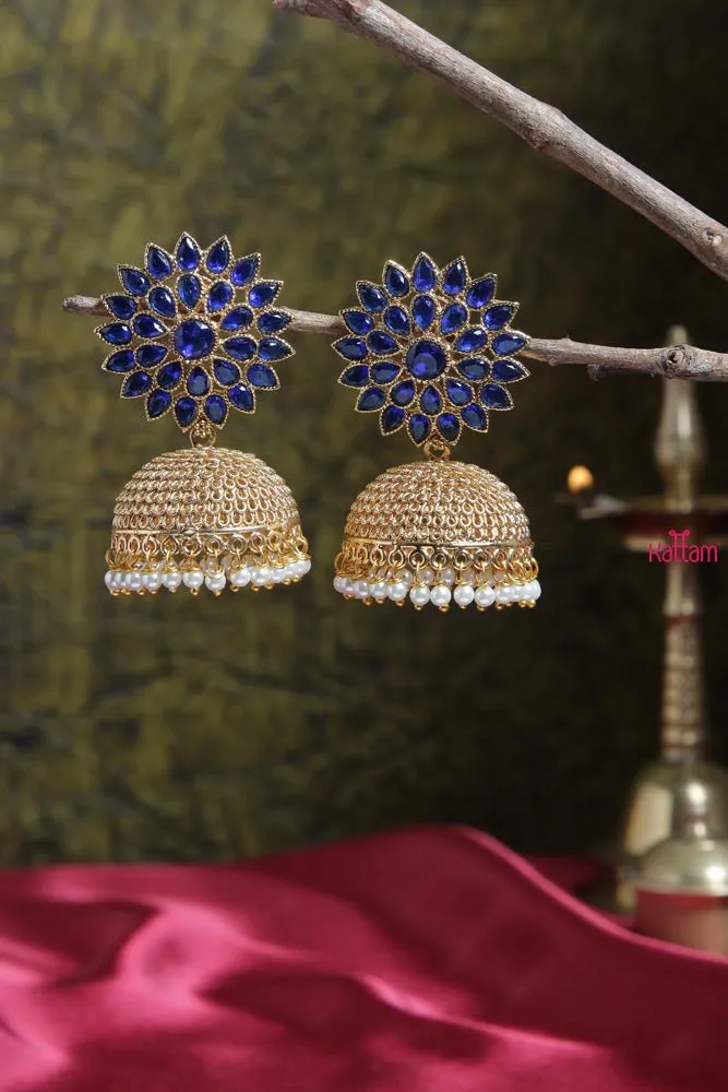 Blue Jhumka