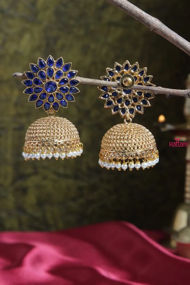 Blue Jhumka