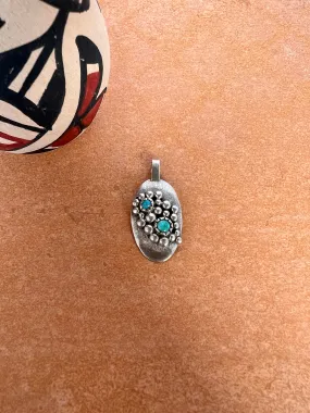 Bubble Turquoise Pendant