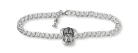 Bullmastiff Bracelet Jewelry Sterling Silver Handmade Dog Bracelet BM2-B