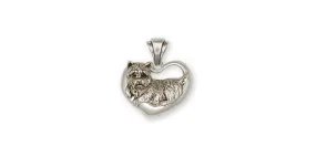 Cairn Terrier Pendant Jewelry Sterling Silver Handmade Dog Pendant CNCR5-P