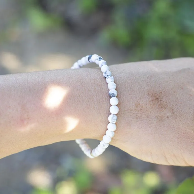 Calm Howlite Delicate Bracelet