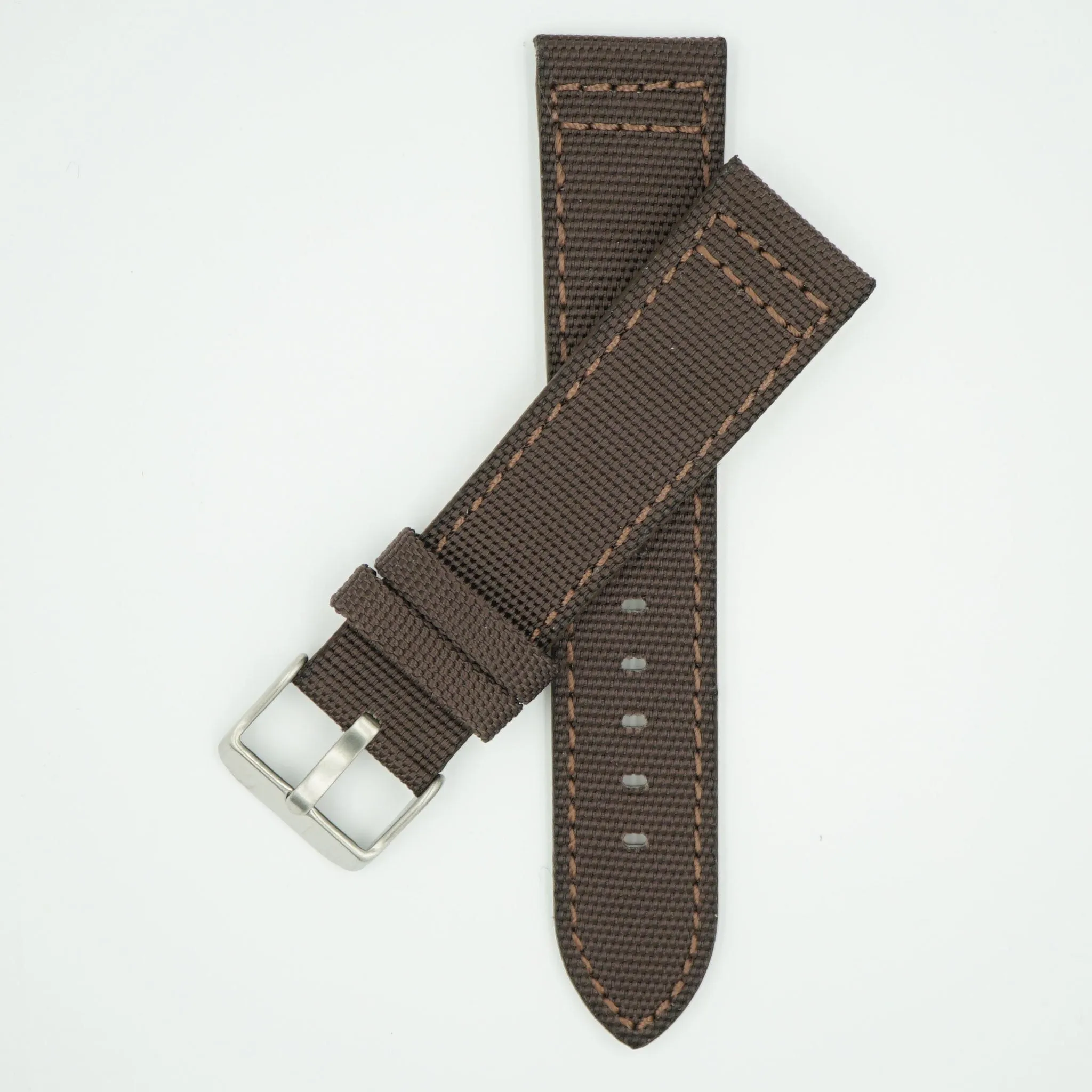 Canvas Watch Strap Brown