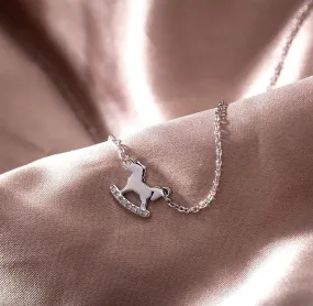 Carousel Rocking Horse Necklace