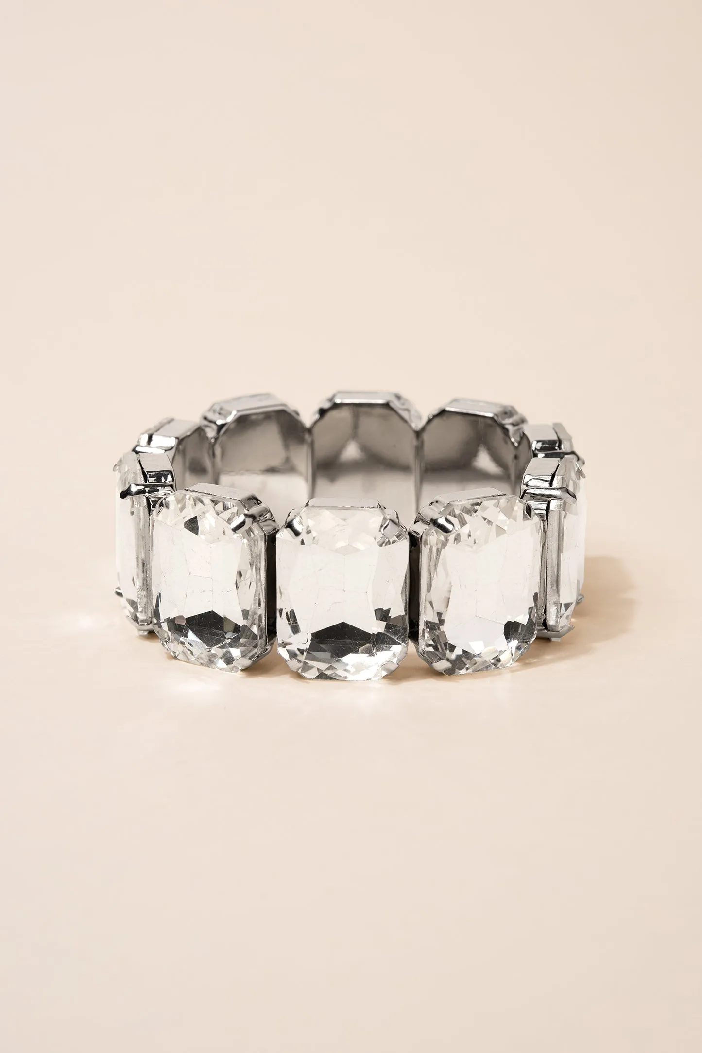 Carrie Octagon Rhinestone Bracelet