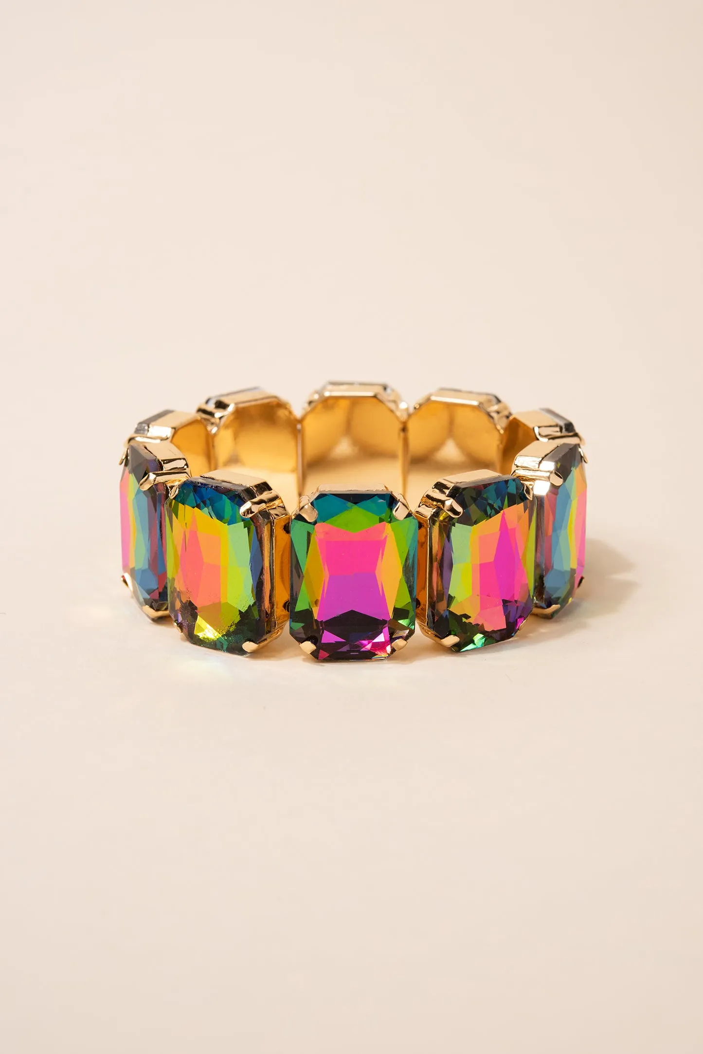 Carrie Octagon Rhinestone Bracelet