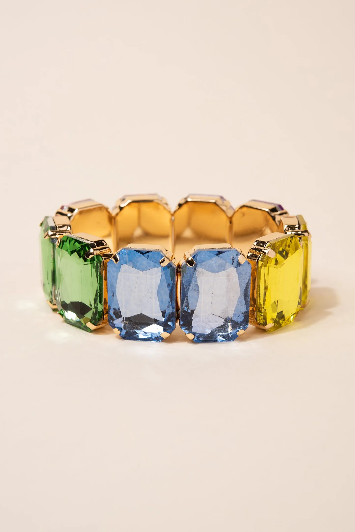 Carrie Octagon Rhinestone Bracelet