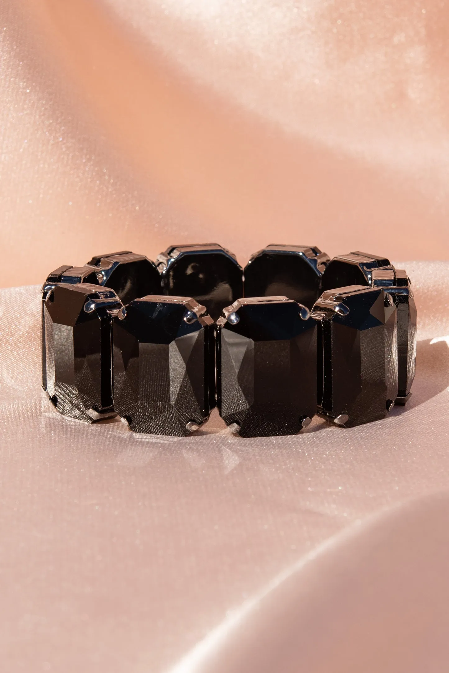 Carrie Octagon Rhinestone Bracelet