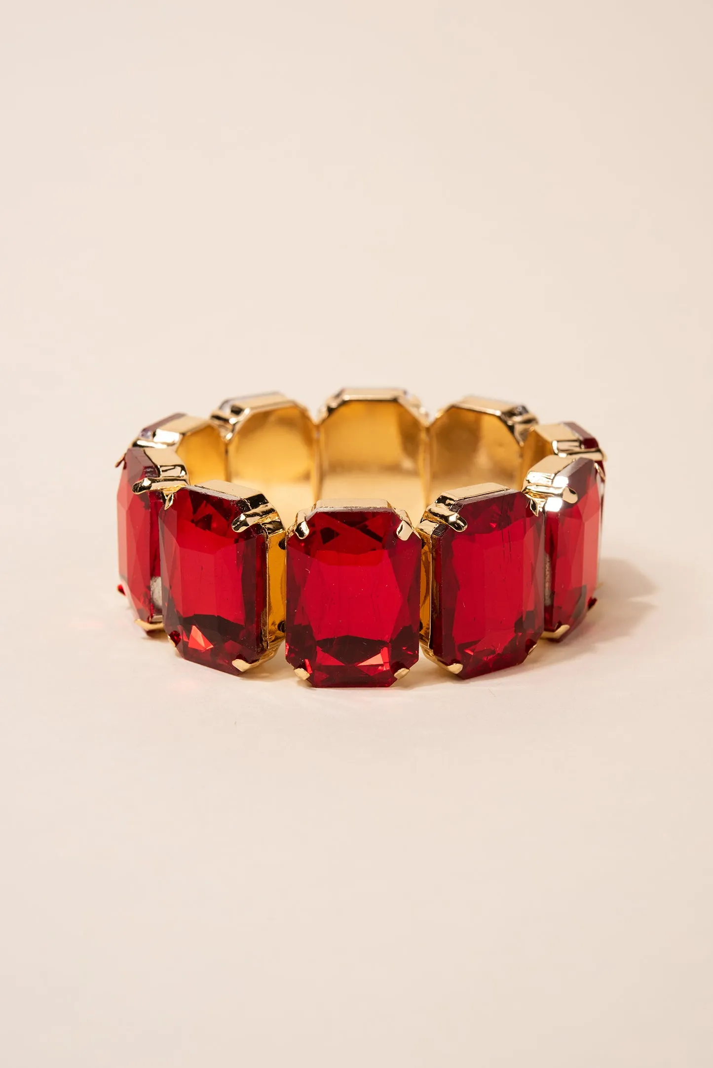 Carrie Octagon Rhinestone Bracelet