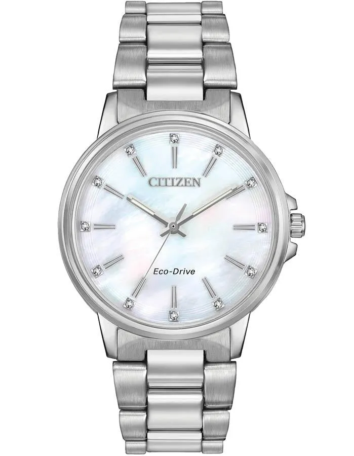 Citizen Eco-Drive Chandler  Womens  - Swarovski - Stainless Steel - Bracelet