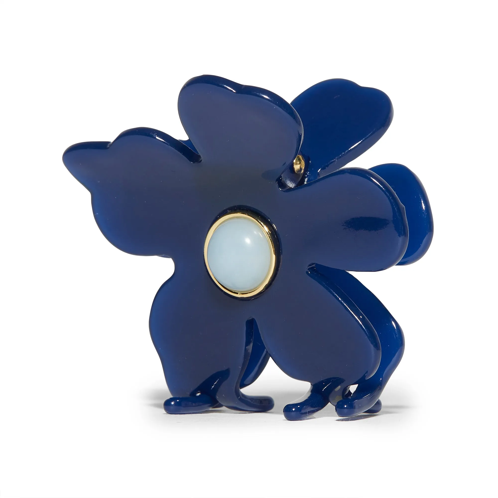 COBALT LILY CLAW CLIP