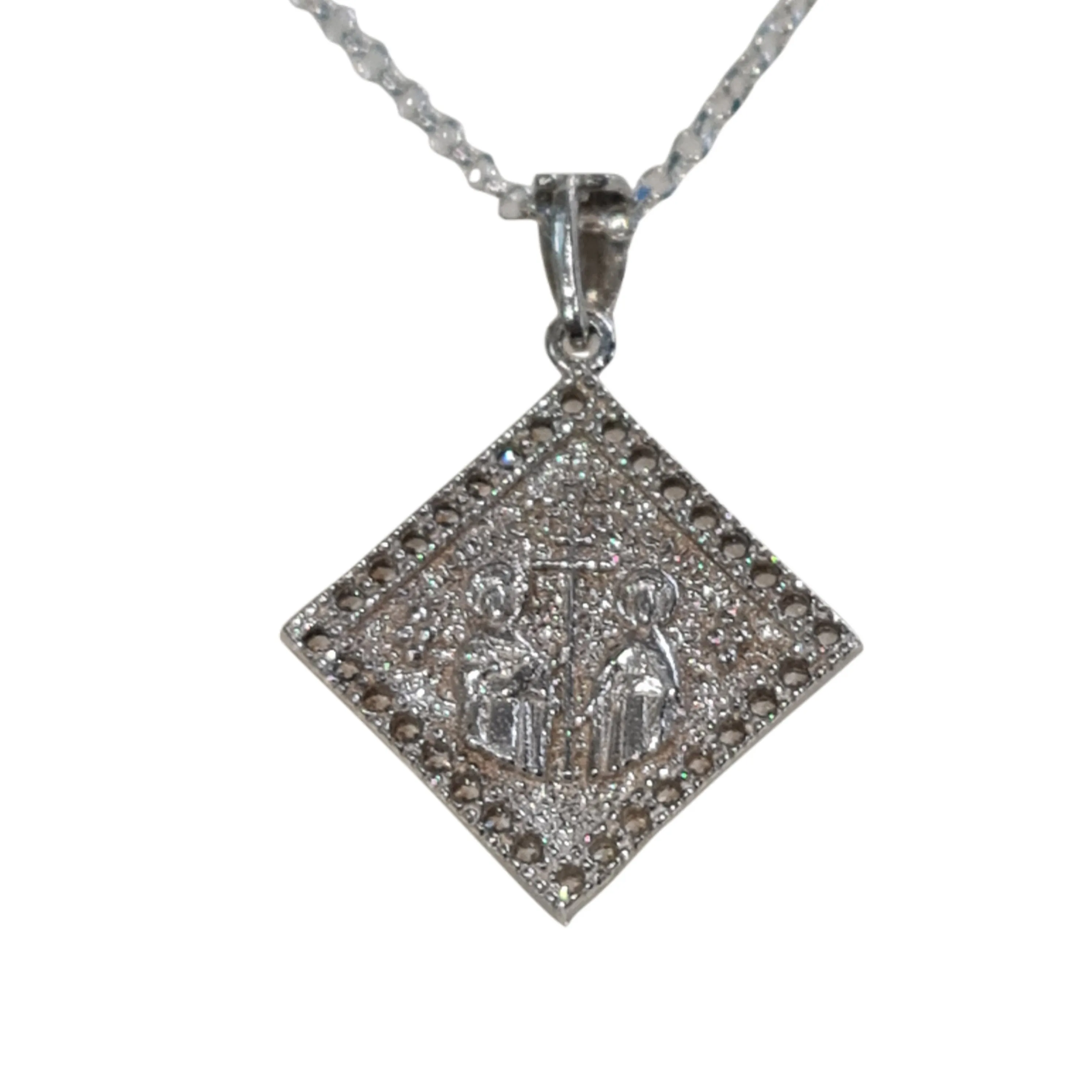 Constatinato Diamandii necklace Silver