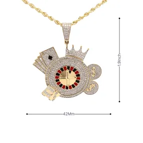 Diamond Roulette Pendant