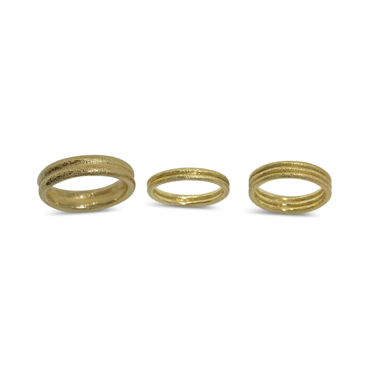 Double Band in 18k Gold