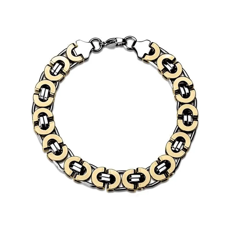 Emperor Flat Byzantine Bracelet