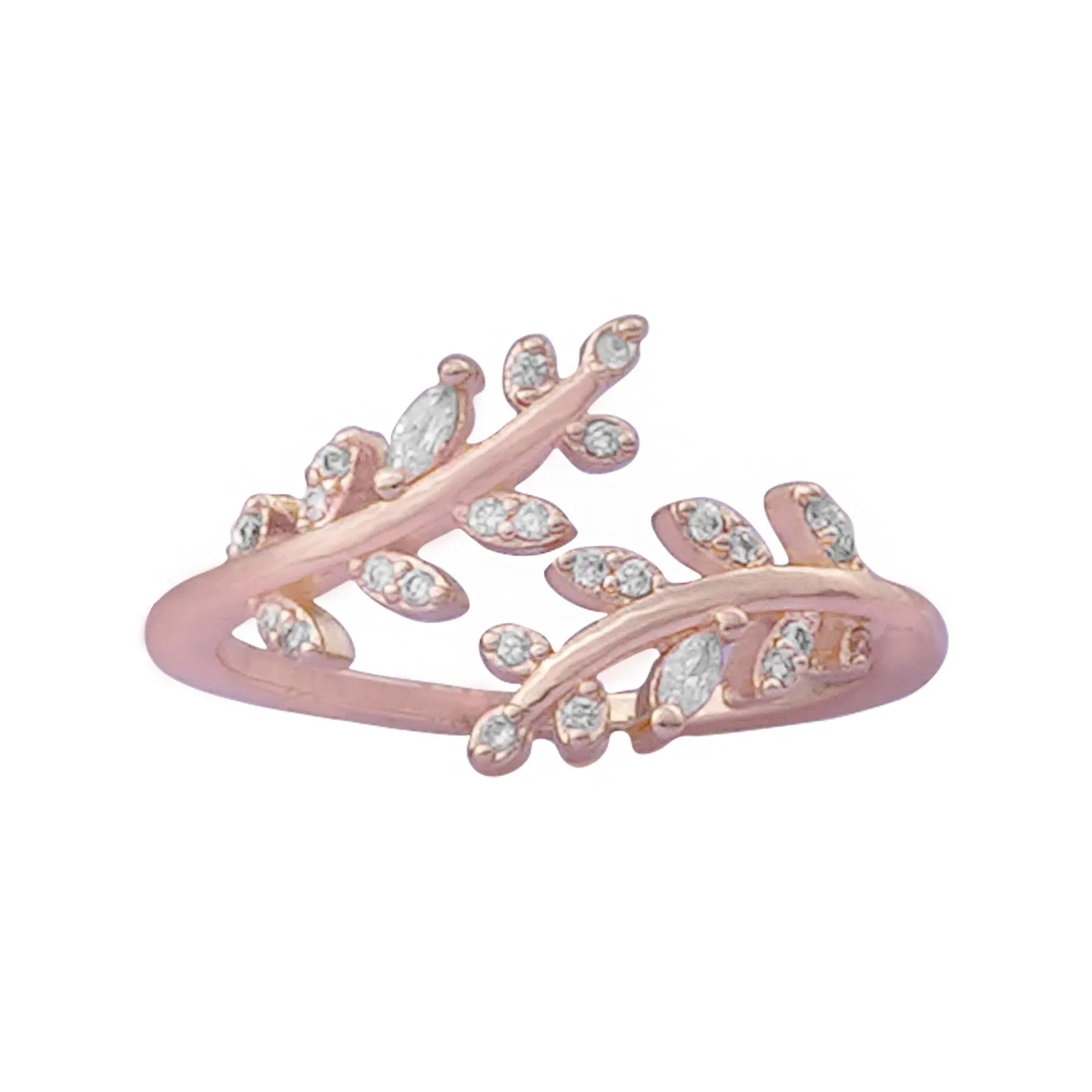 Enchanting Rose Gold Love Triangle