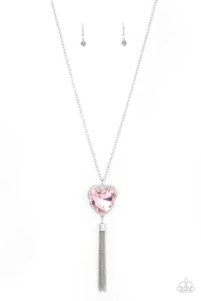 Finding My Forever - Pink Paparazzi Necklace