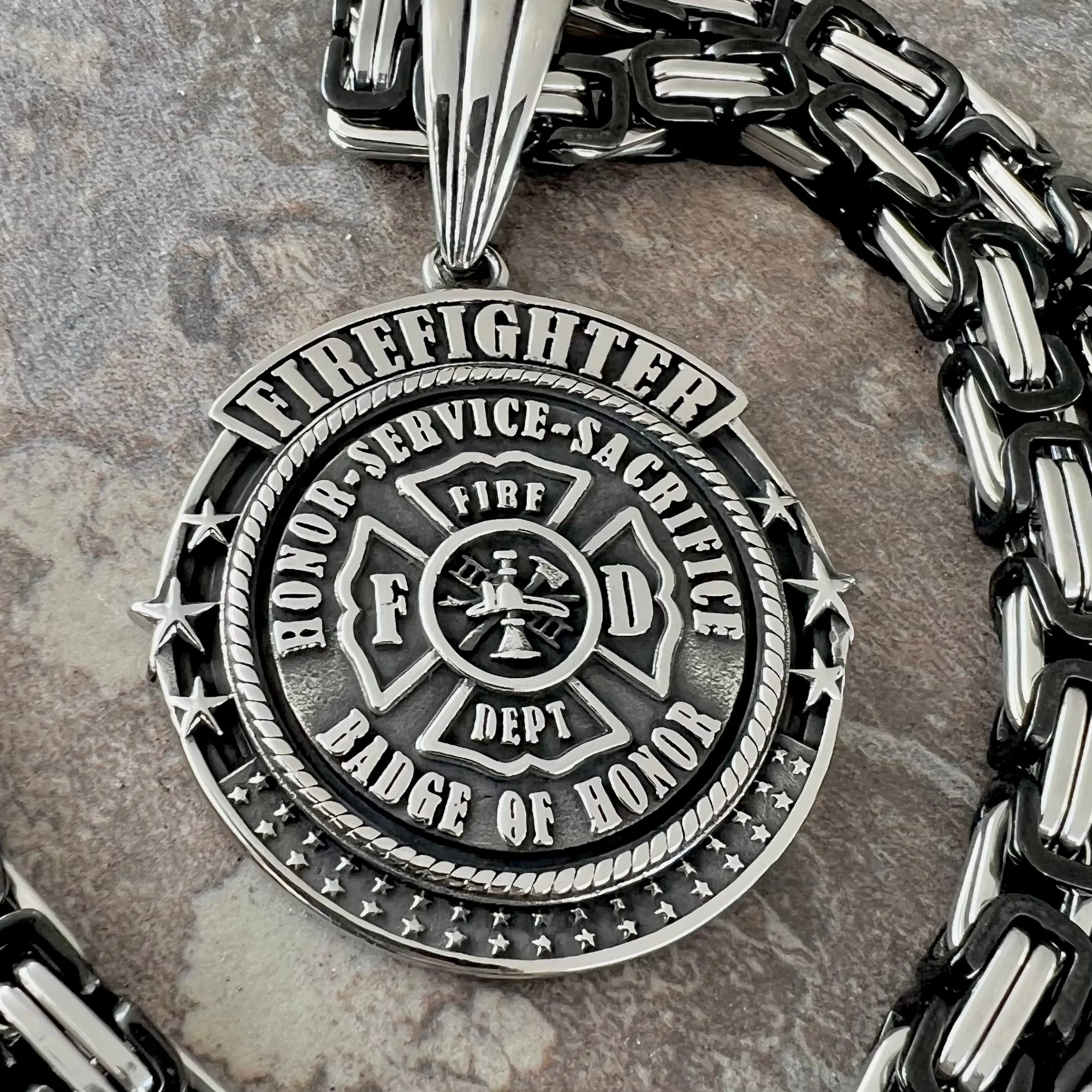 Fire Fighter Pendant - Necklace (780)