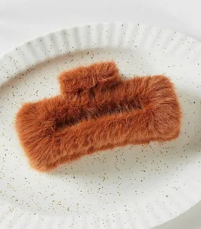 Fuzzy Thread hair clip