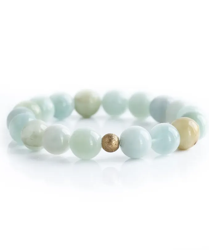 Gemstone Bracelet, 10mm - Amazonite