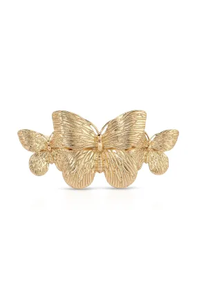 Gimme Butterflies Golden Hair Clip