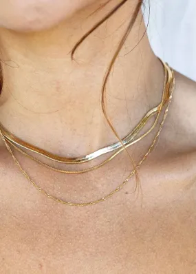 Gold Layering Necklace Set