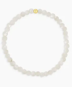 Gorjana Carter Gemstone Bracelet - Gold/Mother of Pearl