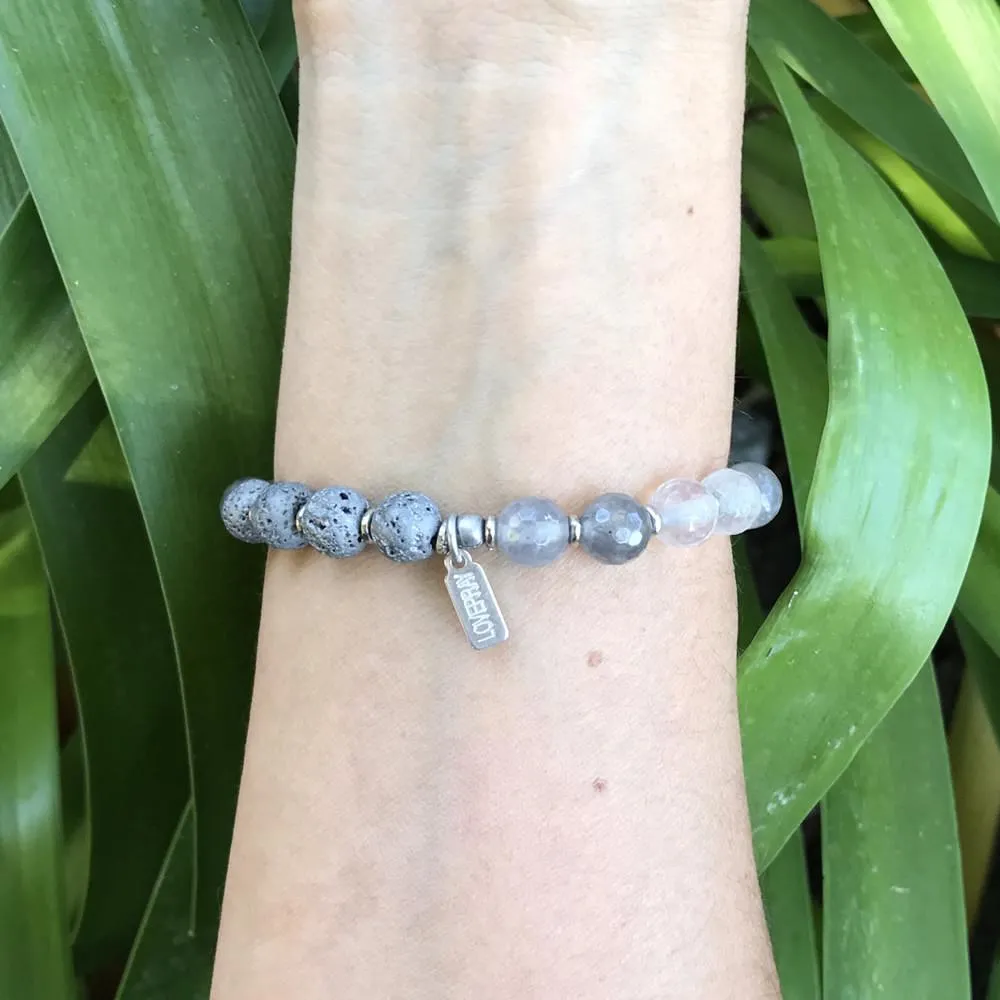 Healing Quartz Crystal Essential Oil Diffuser Bracelet