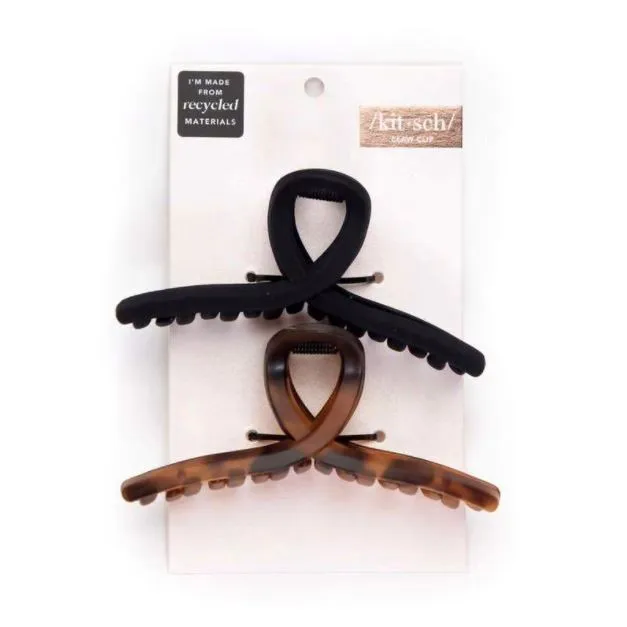 KITSCH Large Claw Clip 2 Piece Set