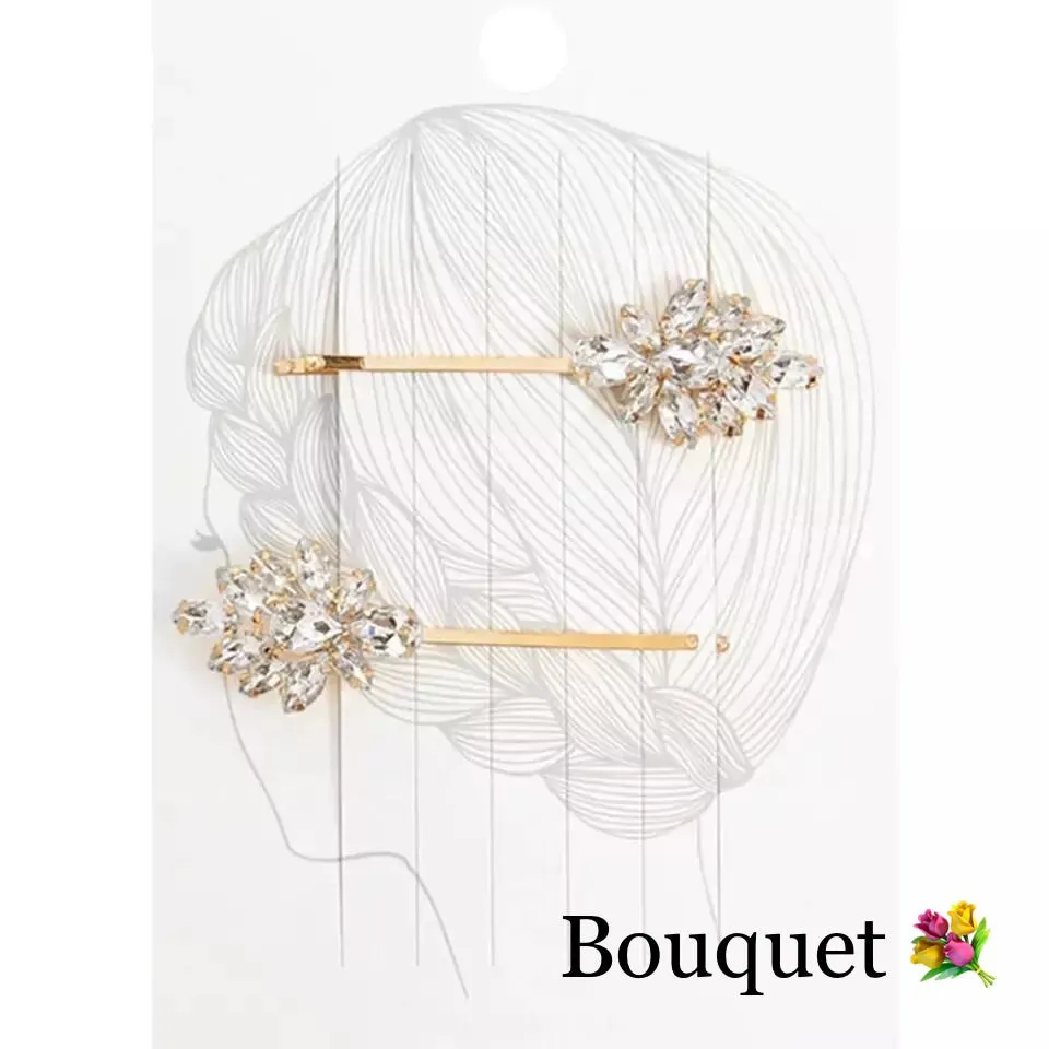 La Soiree Rhinestone Hair Pin Duos - 2 Styles