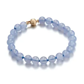 Laguna Bracelet in Chalcedony & Diamonds