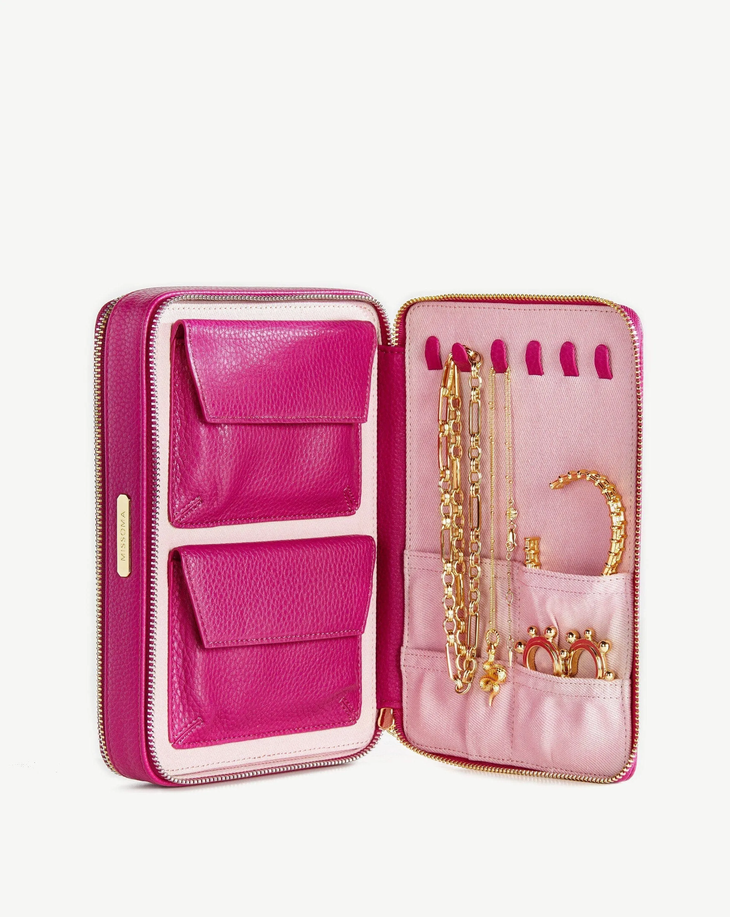 Large Jewelry Case | Fuchsia Pink