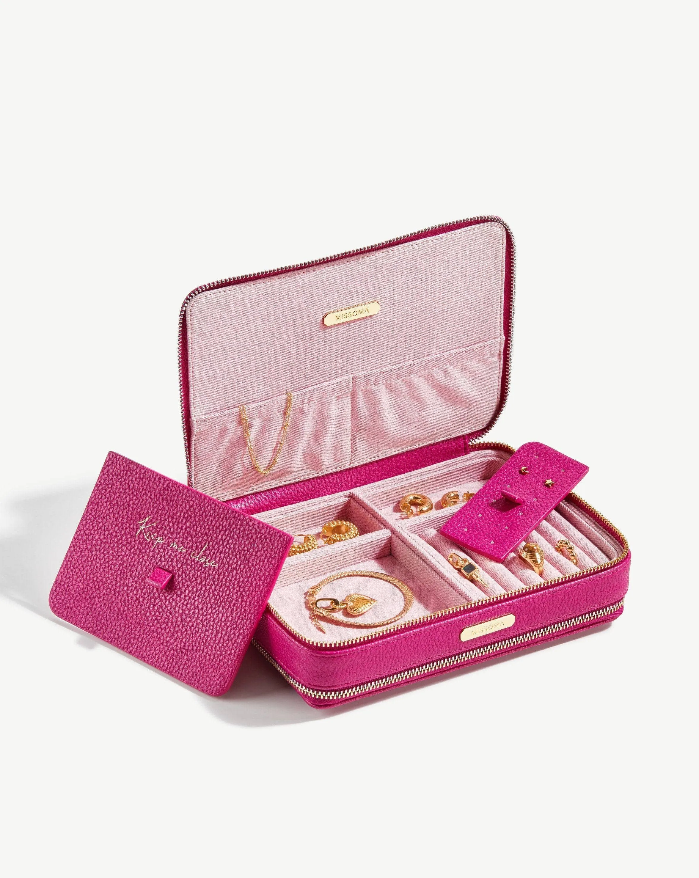 Large Jewelry Case | Fuchsia Pink