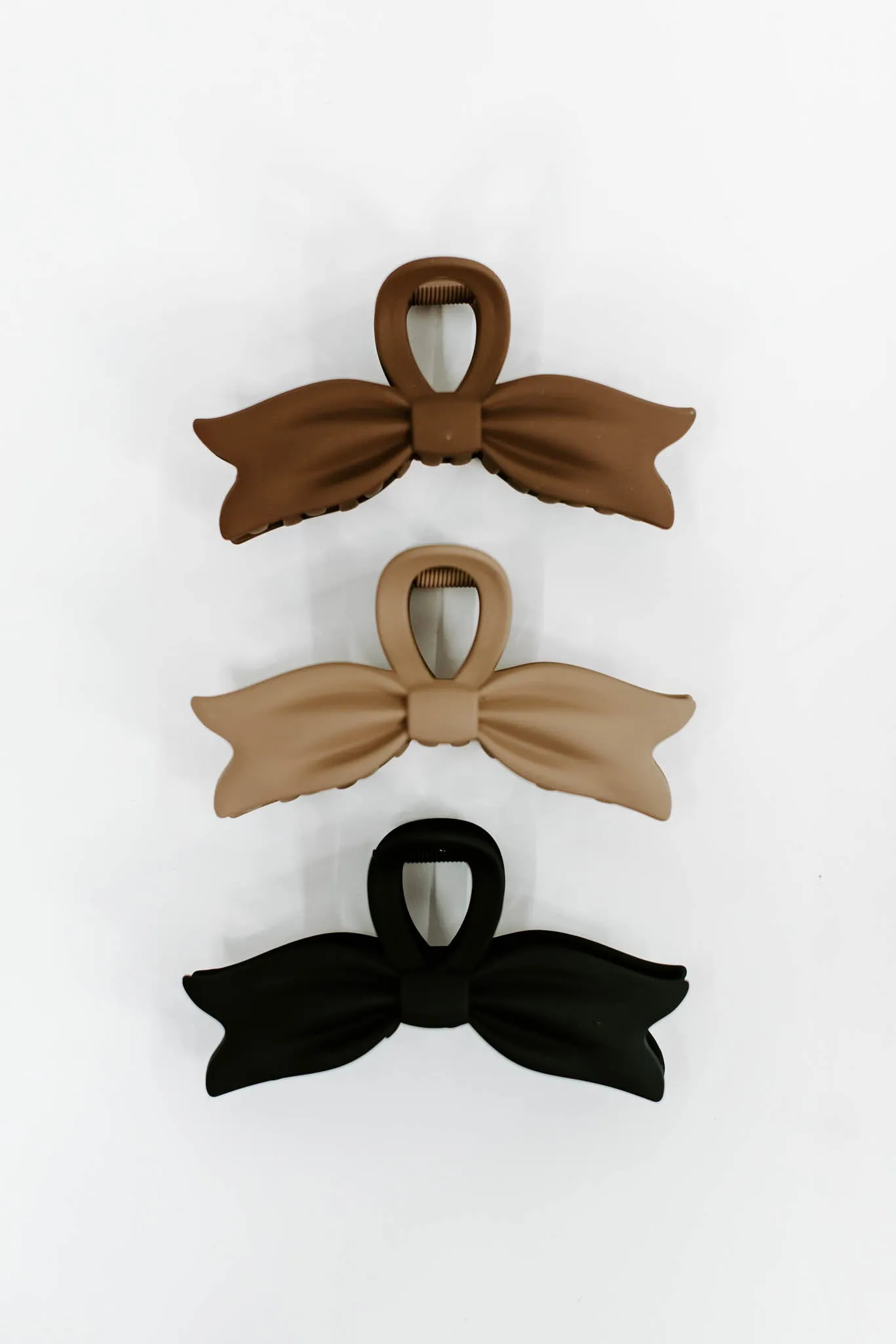 Large Ribbon Bow Hair Claw Clip