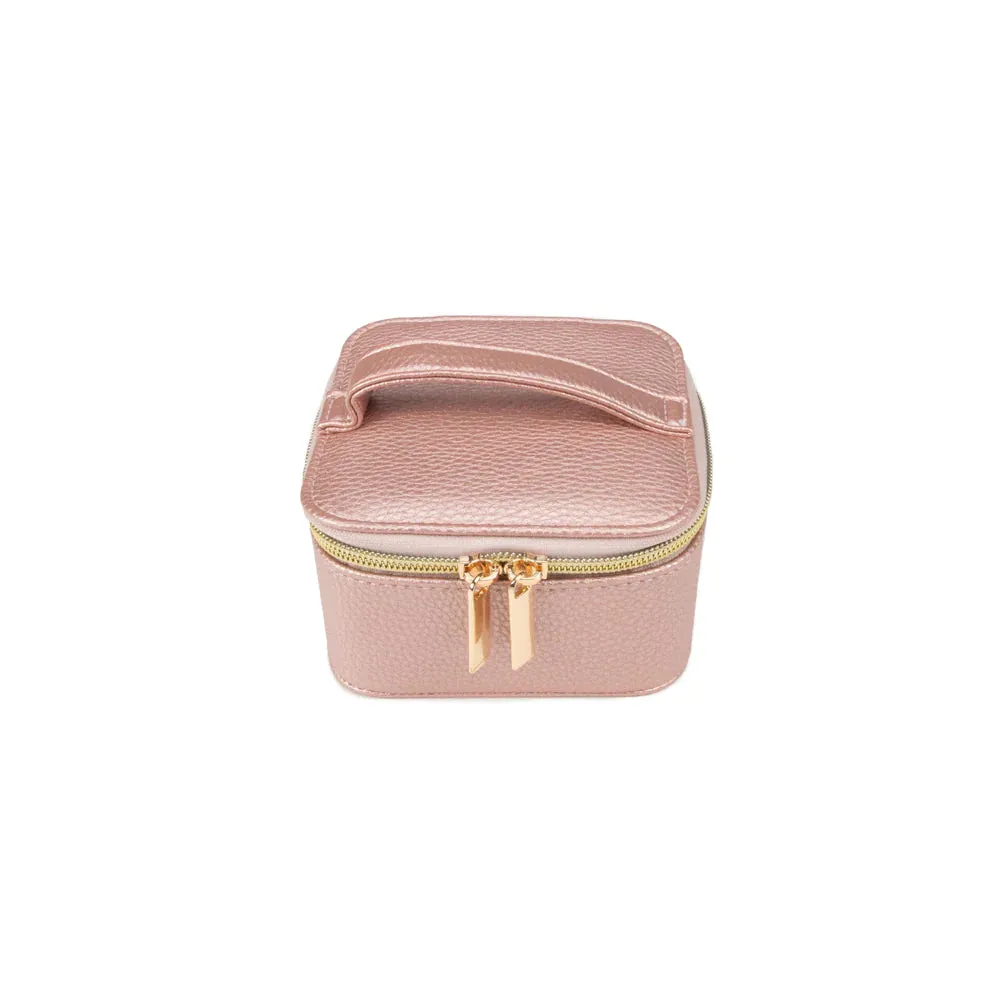 Leah Travel Jewelry Case with Pouch  - (three colors)