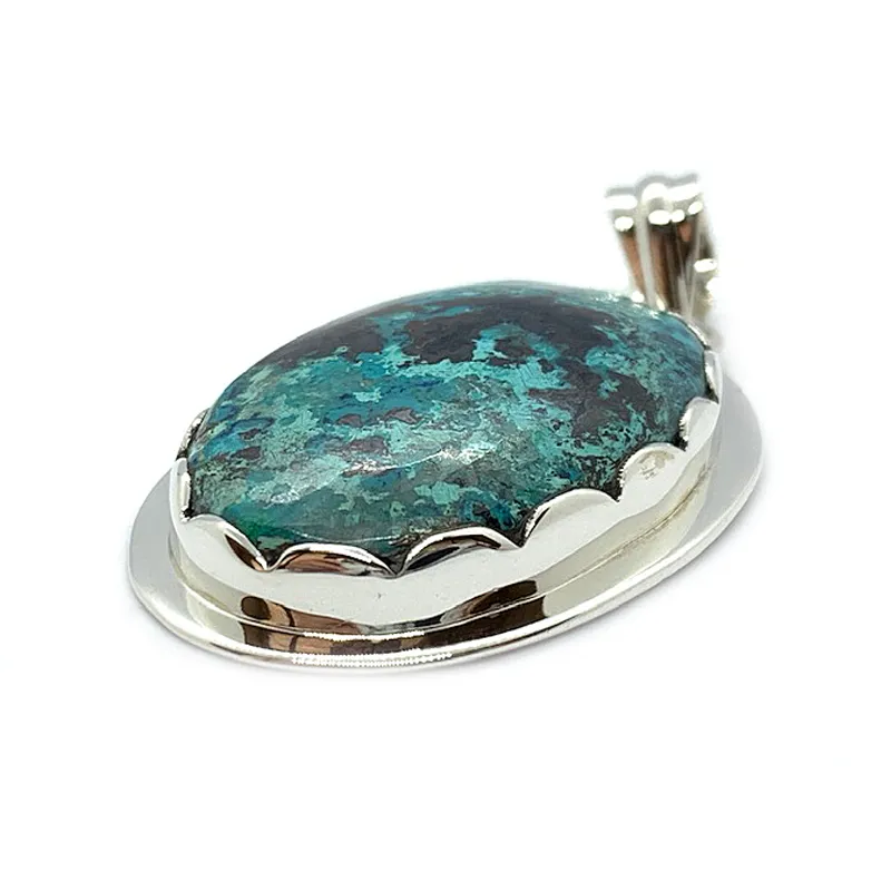 Liberty Shattuckite Oval Bohemian Pendant