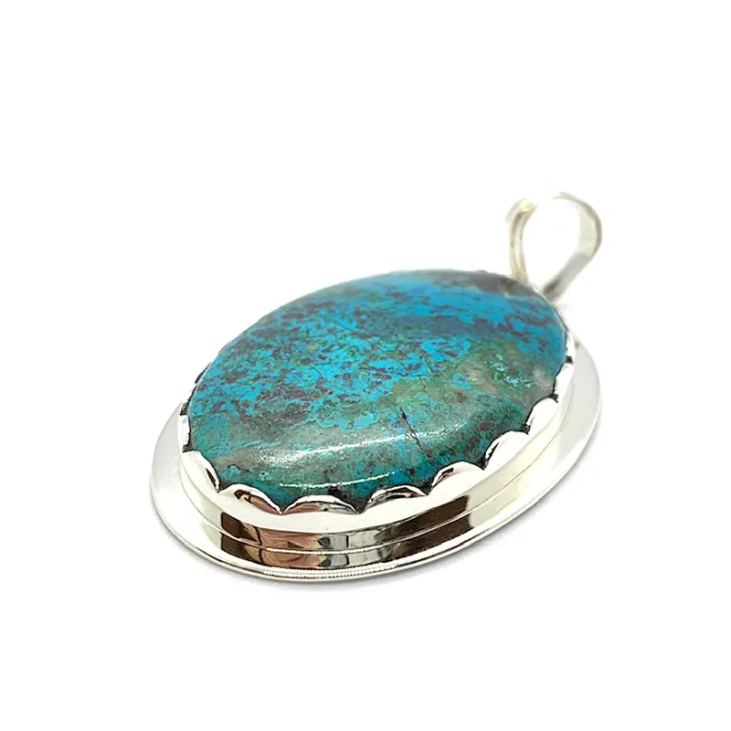 Liberty Shattuckite Oval Bohemian Pendant